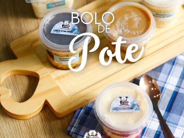 Bolo de Pote de Cenoura com Brigadeiro - meninasboleiras.com.br de Campinas Bolo de Pote das Meninas Boleiras em Campinas