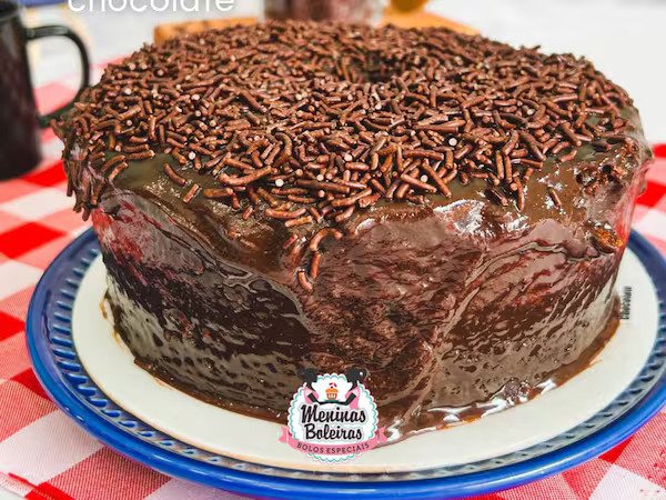 Bolo de Chocolate Grande das Meninas Boleiras em Campinas