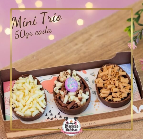 Mini Trio de Páscoa das Meninas Boleiras em Campinas